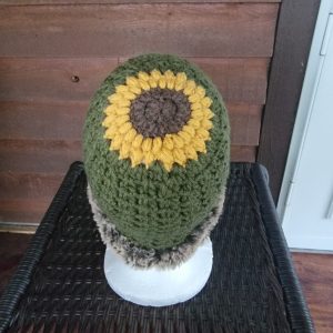 Crochet Sunflower Bucket Hat